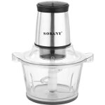 Hachoir �lectrique - sokany - 800w - 2l - 3 niveaux de vitesse - noir