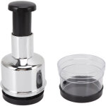 Hachoir manuel multifonction � lame en acier inoxydable pour oignons, ail, l�gumes, fruits et noix