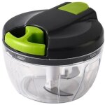 Hachoir oignon manuel, coupe ail, coupe legumes hacheur manuel 5 secondes, hacher les oignons achoire ...