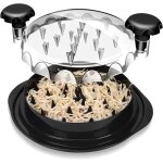 Hachoir universel pour filets de poulet avec brosse et fourchette, hachoir � viande visible, mod�le standard, ...