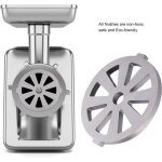 Hachoir � viande en alliage de qualit� alimentaire, broyeur, plaque, disque, couteau, trou de 7 mm, remplaceme ...