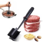 Hachoir � viande pour b?uf hach�, presse - pur�e r�sistant � la chaleur pour viande de hamburger, 5 lames ...