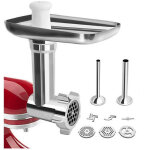 Hachoir � viande de kitchenaid accessoires, hachoir kitchenaid pour robot p�tissier, avec 3 plaques de ...