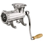 Hachoir � viande manuel n�22 - fonte d'aluminium - grille 6, 5 mm - � fixer - louis tellier