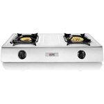 Cuisini�re � gaz 2 br�leurs en acier inoxydable ? br�leurs en bronze 110mm et 90mm ? flamme whirlwind ...