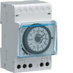 Hager 31711 programmateur modulaire analogique chauf lec avec fil pilote 1 zone sur 7j 230v