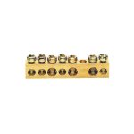 Barrette sur socle 49mm 3x16 - 4x10mm hager k142