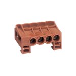 Bornier arriv�e phase a cage 4x2, 5mm� - 16mm� hager kn04p