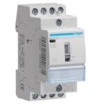 Hager - contacteur � commande manuelle 25a. 2f + 2o. 230v erc427