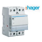 Hager - contacteur silencieux - 40a - 2f - 230 v esc240s Hager - contacteur silencieux - 40a - 2f - 230 v esc240s
