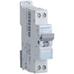 Disjoncteur 1p + n 4. 5 - 6ka courbe b 16a 1 module hager mht716