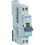 Disjoncteur 1p + n 4. 5 - 6ka courbe c - 10a - 1 module hager