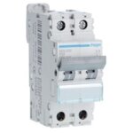 Hager - disjoncteur 2 p�les 6 - 10ka courbe b 32a 2 modules nen232