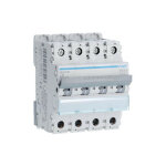 Hager - disjoncteur 4 ples 6 - 10ka courbe c 16a 4 modules nfn416