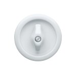 Enjoliveur rotatif blanc porcelaine hager wmv785b