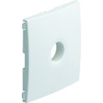 Enjoliveur prise tv kallysta hager wk740b blanc