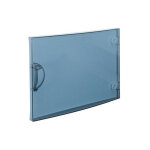 Porte transparente pour coffret gamma 18 1 rang�e 18 m hager gp118t