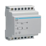 Hager - transformateur modulaire 40va 230v 12v 24v 4 modules st314