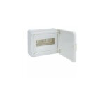 Hager - vs108pe tableau �lectrique de surface vf golf avec 1 rang�e 8 modules blanc opaque + bandeau