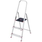 Hailo �chelle alu 3 marches aluminium l�g�re et robuste