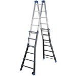 Gierre - echelle pliable multifonction tlescopique 4x6 chelons 6, 35m / 7, 15m hailo profiline
