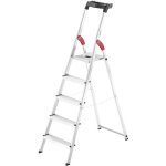 Hailo ? escabeau pliable 5 marches ? hauteur de travail 3. 10m ? aluminium ultra l�ger ? garde - corps ...