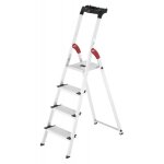 [jamais utilis] hailo - escabeau professionnel 4 marches xxl alu ht d'accs 284 cm - profistep xxl