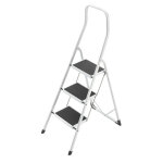 Hailo - marche pied 3 marches design pliable en acier safety