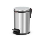 Hailo - poubelle de salle de bain design � p�dale 3l pure s coloris - inox
