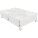 Haloyo ? bo�te de rangement sous lit avec roulettes ? dimensions 60 x 40 x 17 cm ? pliable pour un rangement ...