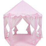Tente pliable portative de jeu pour enfants princesse tente enfants rose