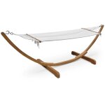 Hamac en bois - hamaca - hamac 317x100cm avec toile en coton
