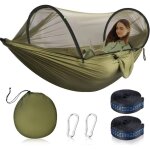 Hamac d'ext�rieur avec moustiquaire, hamac ultra - l�ger de voyage camping, charge maximale de 200 kg, ...