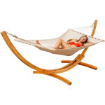 No brand - hamac avec support bois - 325cm support hamac exterieur double hamac sur pied No brand - hamac avec support bois - 325cm support hamac exterieur double hamac sur pied