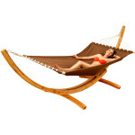 No brand - hamac avec support bois - 325cm support hamac exterieur double hamac sur pied No brand - hamac avec support bois - 325cm support hamac exterieur double hamac sur pied