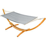 No brand - hamac avec support bois - 325cm support hamac exterieur double hamac sur pied No brand - hamac avec support bois - 325cm support hamac exterieur double hamac sur pied