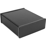 Hammond electronics 1455u2201bk bo�tier universel 220 x 191 x 66 aluminium extrud� noir (anodis�) 1 pc(s) ...