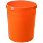 Han - corbeille � papier grip 18190 - 51 18 l (� x h) 312 mm x 350 mm polypropyl�ne orange 1 pc(s) w615541 ...