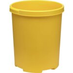 Han - corbeille � papier klassik xxl 1836 - 15 50 l (� x h) 430 mm x 490 mm polypropyl�ne jaune 1 pc(s) ...
