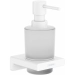 Hansgrohe - addstoris - distributeur de carte avec support, verre mat / blanc mat 41745700 Hansgrohe - addstoris - distributeur de carte avec support, verre mat / blanc mat 41745700