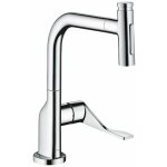 Hansgrohe - axor citterio - mitigeur d'vier avec douchette escamotable, chrome 39863000