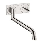 Hansgrohe - axor uno - mitigeur d��vier encastr�, aspect inox 38815800