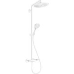 Hansgrohe - croma select s colonne de douche 280 1jet ecosmart avec mitigeur thermostatique blanc mat ...