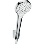 Hansgrohe - croma select s ensemble support mural et douchette vario avec flexible de douche 160 cm blanc ...