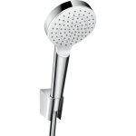 Hansgrohe - crometta ensemble support mural et douchette 1jet avec flexible de douche 160 cm blanc / ...