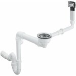 Garnitures de vidage - kit de trop - plein pour �vier granit, un bac, chrome 43927000 - hansgrohe