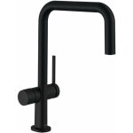 Hansgrohe - m54 - mitigeur d'vier talis u 220, avec vanne d'arrt, noir mat 72807670