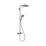 Hansgrohe - raindance select s - colonne de douche thermostatique showerpipe, 1jet, noir chromé brossé ... Hansgrohe - raindance select s - colonne de douche thermostatique showerpipe, 1jet, noir chromé brossé ...