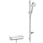 Hansgrohe - raindance select e - set de douche 120 avec thermostat ecostat select, 3 jets, blanc / chrome ...