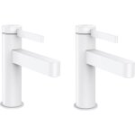 Hansgrohe - robinet de lave - mains 100 eau froide sans tirette ni vidage blanc mat finoris Hansgrohe - robinet de lave - mains 100 eau froide sans tirette ni vidage blanc mat finoris